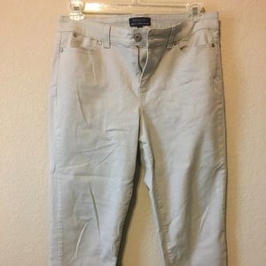 Talbots grey simply flattering 5-Pocket Jeans